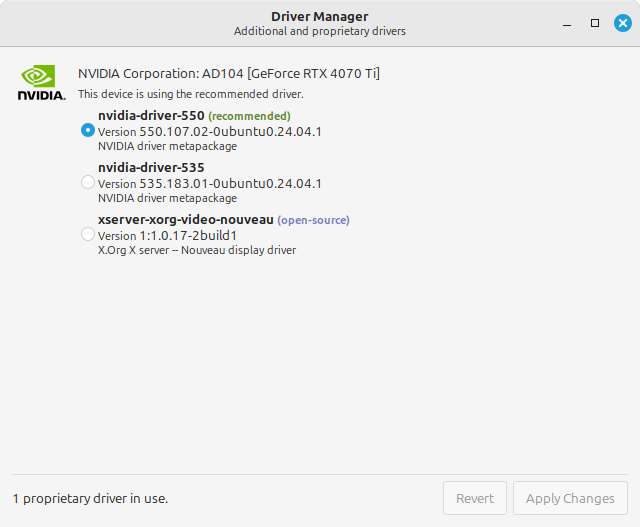 Linux Mint Treiberverwaltung