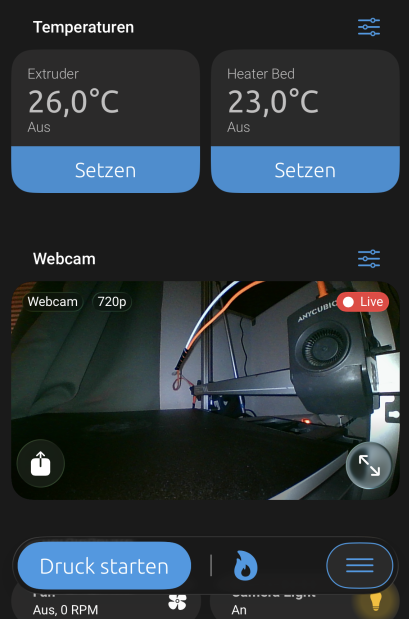 OctoApp Interface