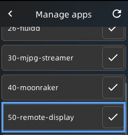 Rinkhals remote display