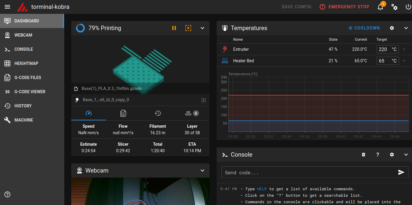 Webgui K3M Rinkhals