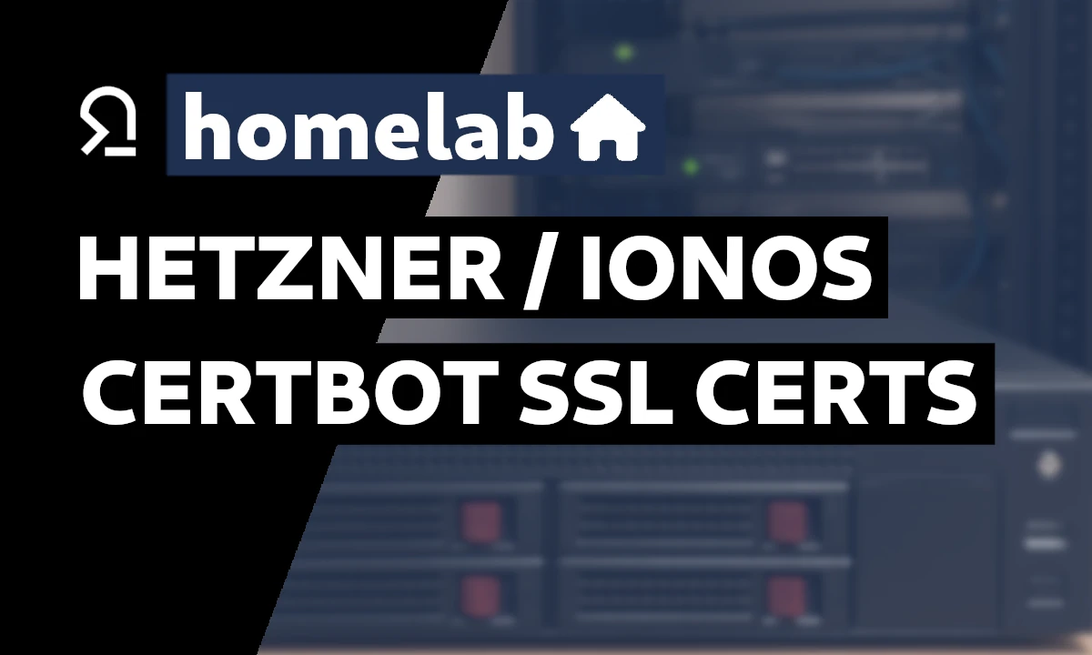 Hetzner/IONOS: free SSL certificates with certbot · torminal - blog